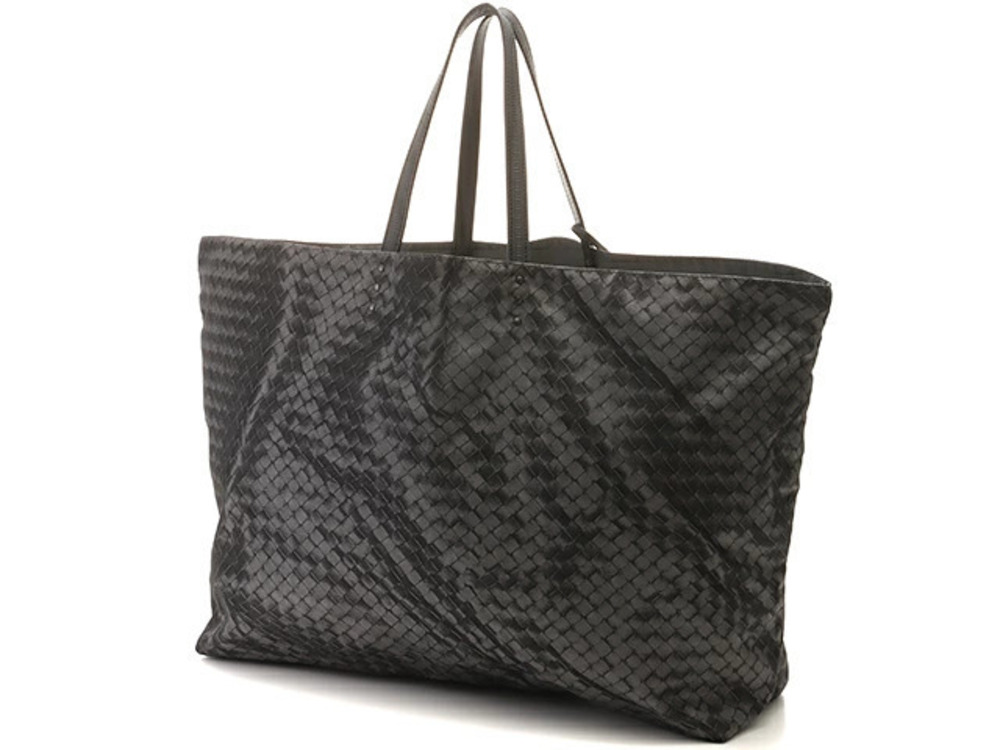 Bottega Veneta Intrecciato Tote Bag Illusion Gray
